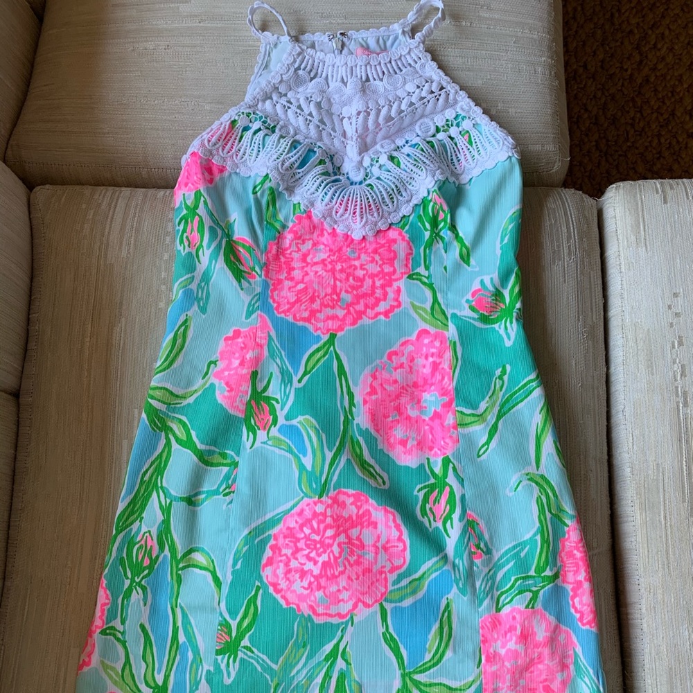 Lilly Pulitzer Pearl Shift size 2 Poolside Blue